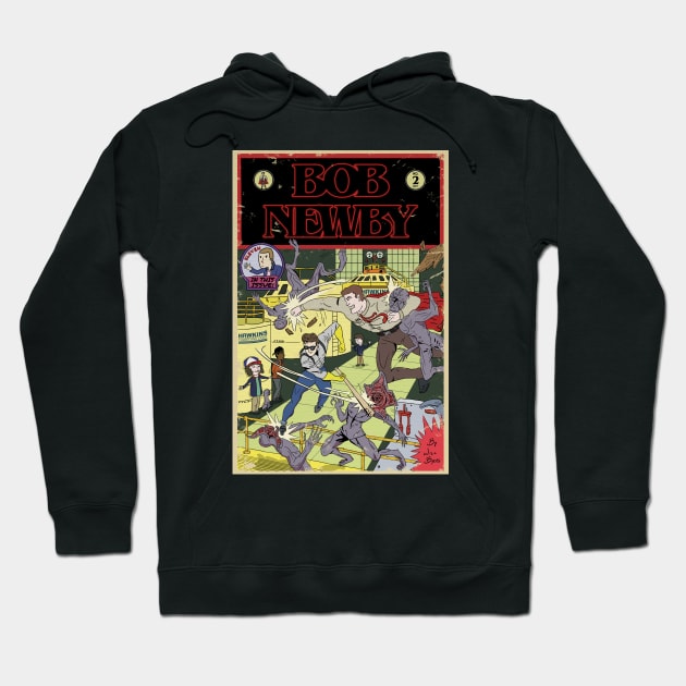 Bob Newby Comic Cover (Vintage) Hoodie by opiester